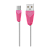 USB кабель REMAX Alien (IPhone 5/6/7/SE) 1M RC-030I Розовый (1M, 2.1A)