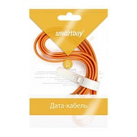 Кабель Smartbuy iK-412m USB (m)-Apple 30pin (m) 1.2м 2.1A силикон магнит оранжевый (1/500)