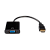 Переходник Atcom HDMI (m)-VGA (f) черный (1/5/250)