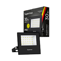 Прожектор светодиодный Supermax 30W IP65 6500К дневной (1/60)