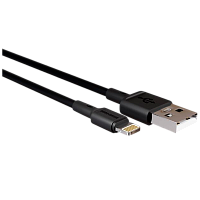 Кабель MORE CHOICE K14i USB (m)-Lightning (m) 1м 2.0A TPE черный