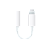 Переходник AUX Dialog CI-1301 Jack 3.5mm (f)-Lightning (m) пластик белый