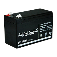 Аккумулятор свинцово-кислотный Security Force SF 1207 12V 7Ah (1/5)