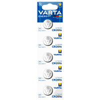 Батарейка Varta ENERGY CR2016 BL5 Lithium 3V (6016) (5/100/500)