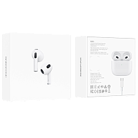 Наушники вставные Borofone BW81 bluetooth 5.4 с микр. белый (1/22/132)