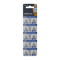 Батарейка GoPower G11/LR721/LR58/362A/162 BL10 Щелочная 1.55V (10/100/3600)