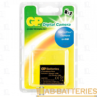 Аккумулятор для цифровой камеры GP DOP001 (Olympus Li-10B) 3.7V 1050mAh 