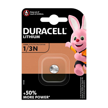 Батарейка Duracell CR1/3N BL1 Lithium 3V (1/10/50)