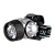 Фонарь налобный Ultraflash LED5351 1.3W 7LED от батареек черный (1/5/100)